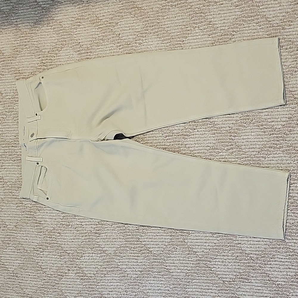 Old Navy High Rise Khakis Slouchy Straight